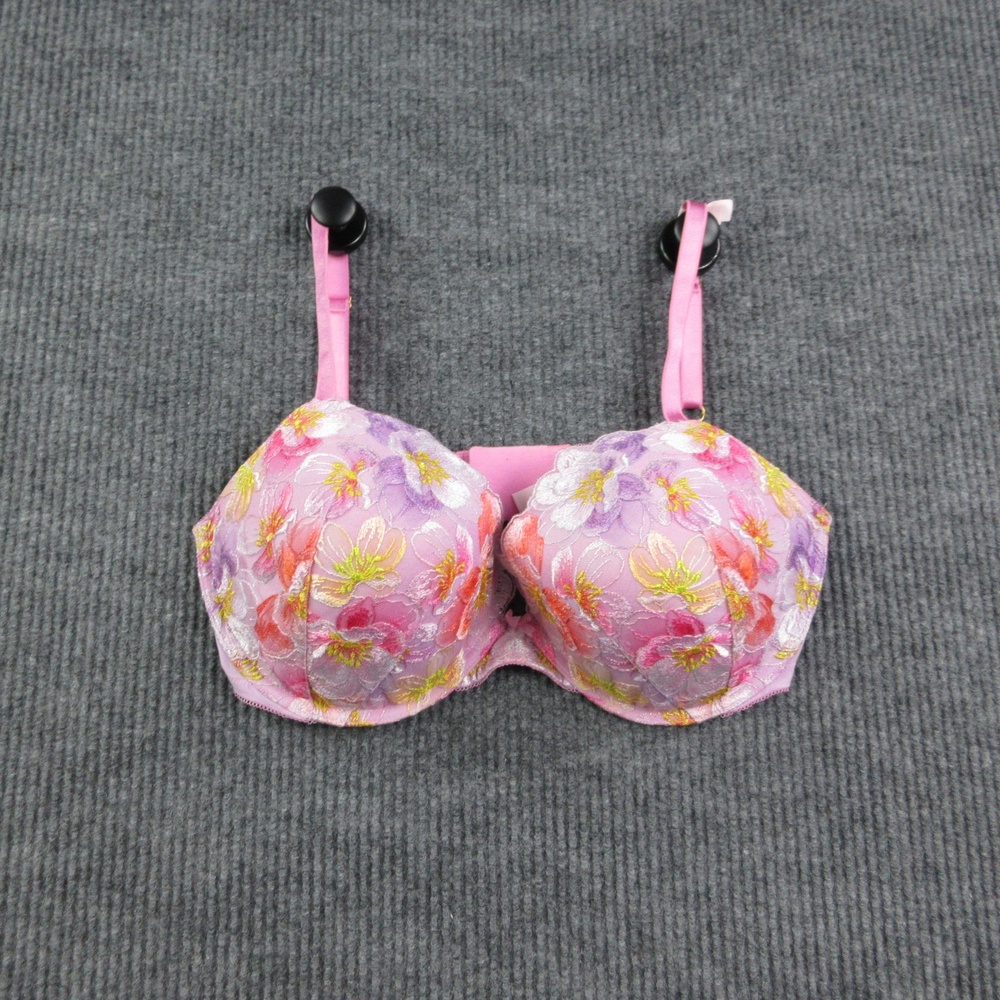 Victoria's Secret Bra Womens 38DD Pink Dream Angels Push Up Underwired